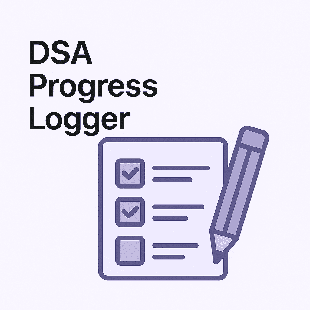 DSA Progress Logger Feature